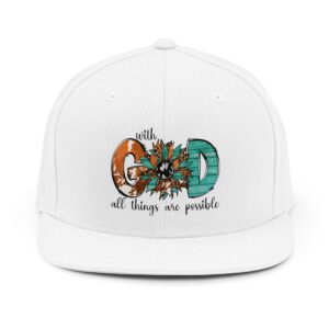 With God All Things  Hat