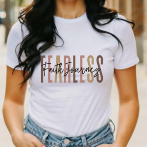 Fearless Faith Journey Christian Tee