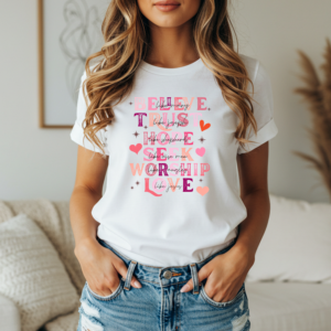 Believe Trust Hope Christian Tee