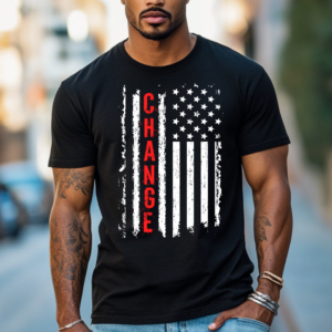 Change America Flag Tee